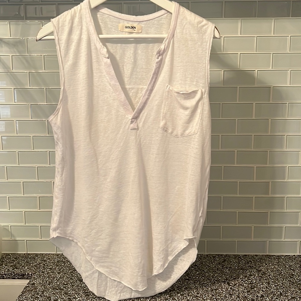 Aritzia linen tank